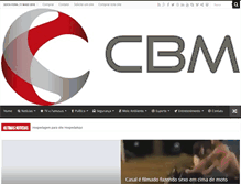 Tablet Screenshot of cbm.com.br