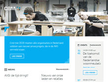 Tablet Screenshot of cbm.nl