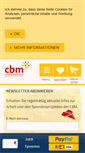 Mobile Screenshot of cbm.de